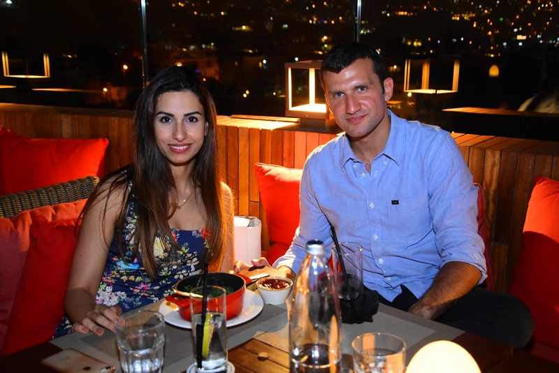 Nathaly Safy and Rabih Rahal at The View